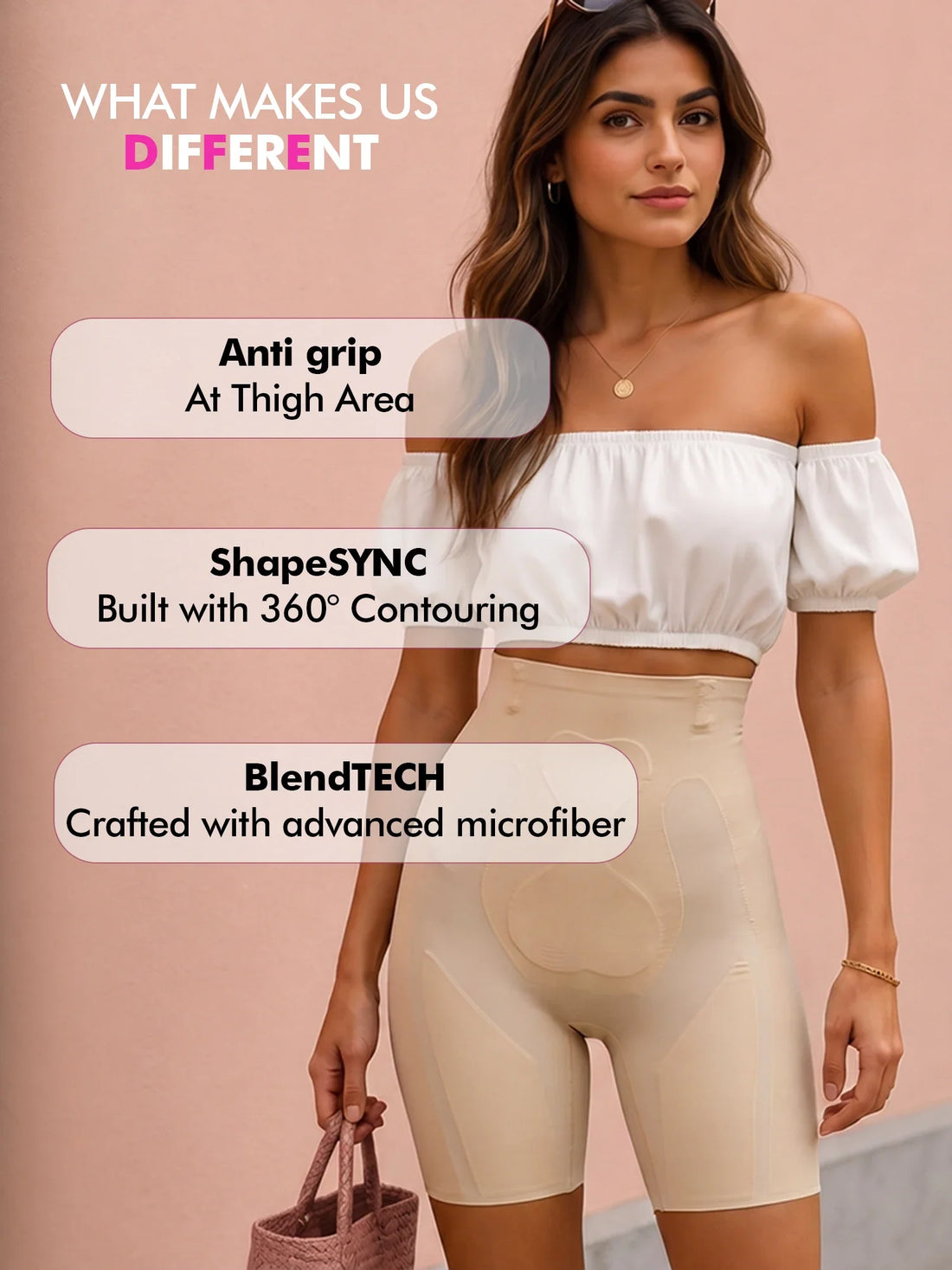 High-Waist Tummy & Thigh Sculpting Shaper Shorts