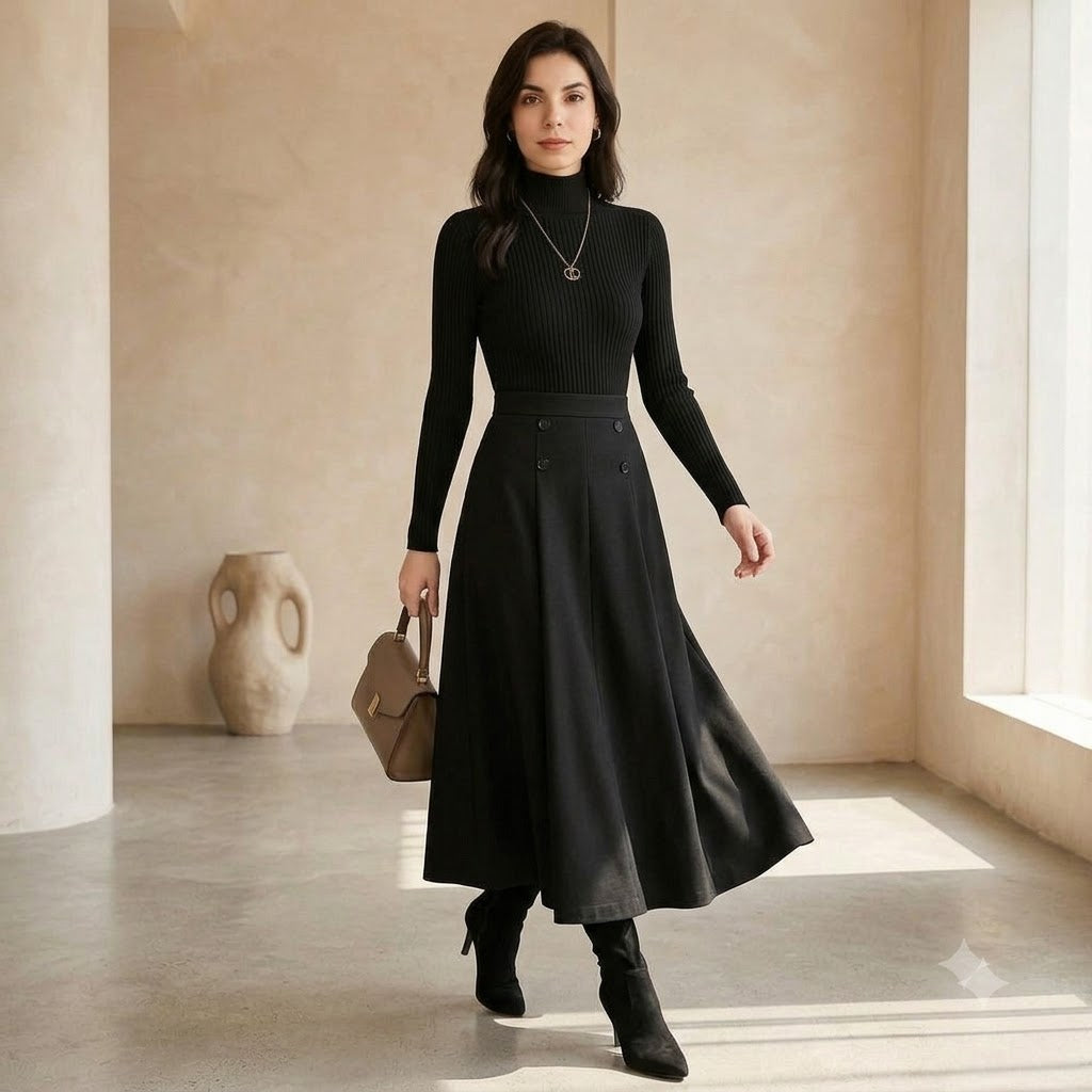 The Noir Two-Piece - side profile